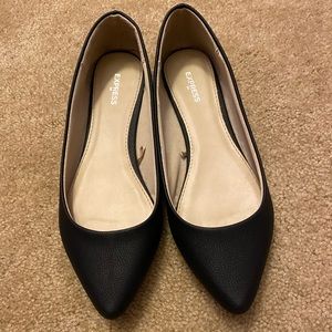 Express Black Flats